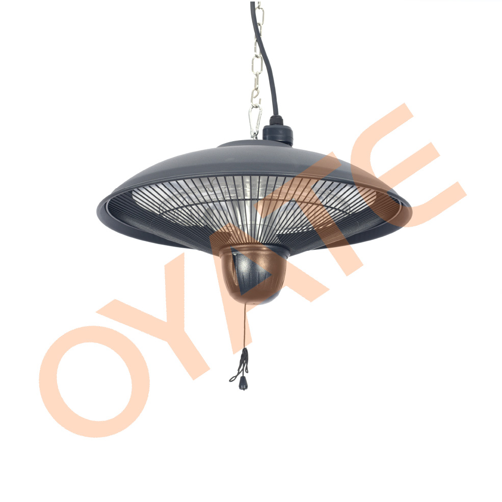 Distance between patio heater and ceiling