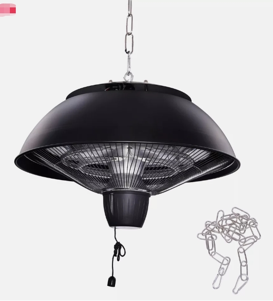 Wall mounted outdoor heater
