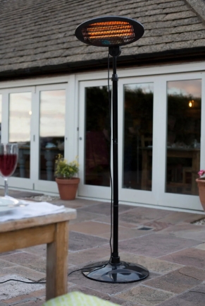 Waterproof infrared table heater